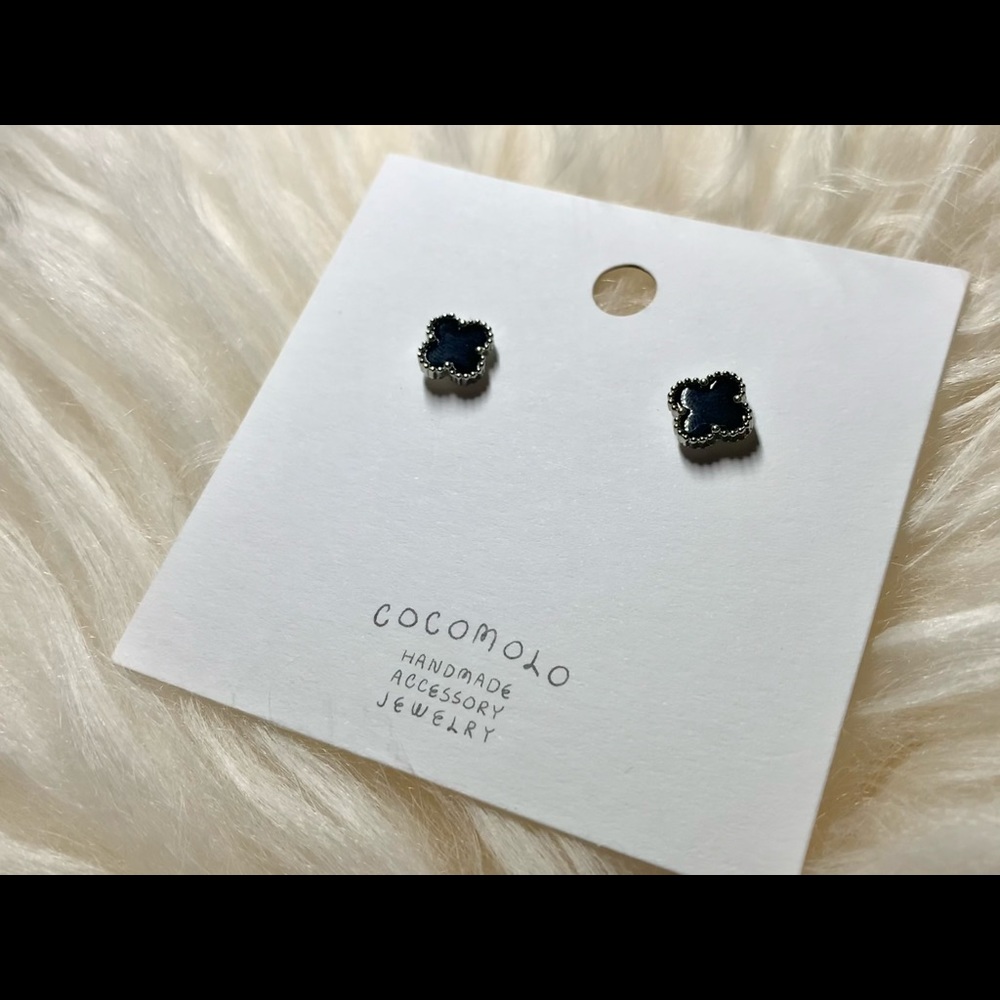 Black Cocomolo Earrings